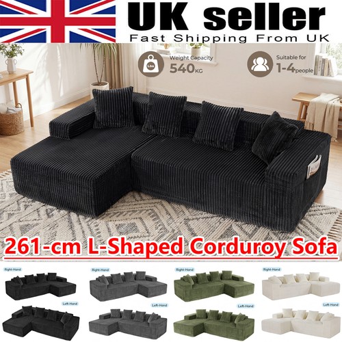 Shaped corner sofa with - sofa,